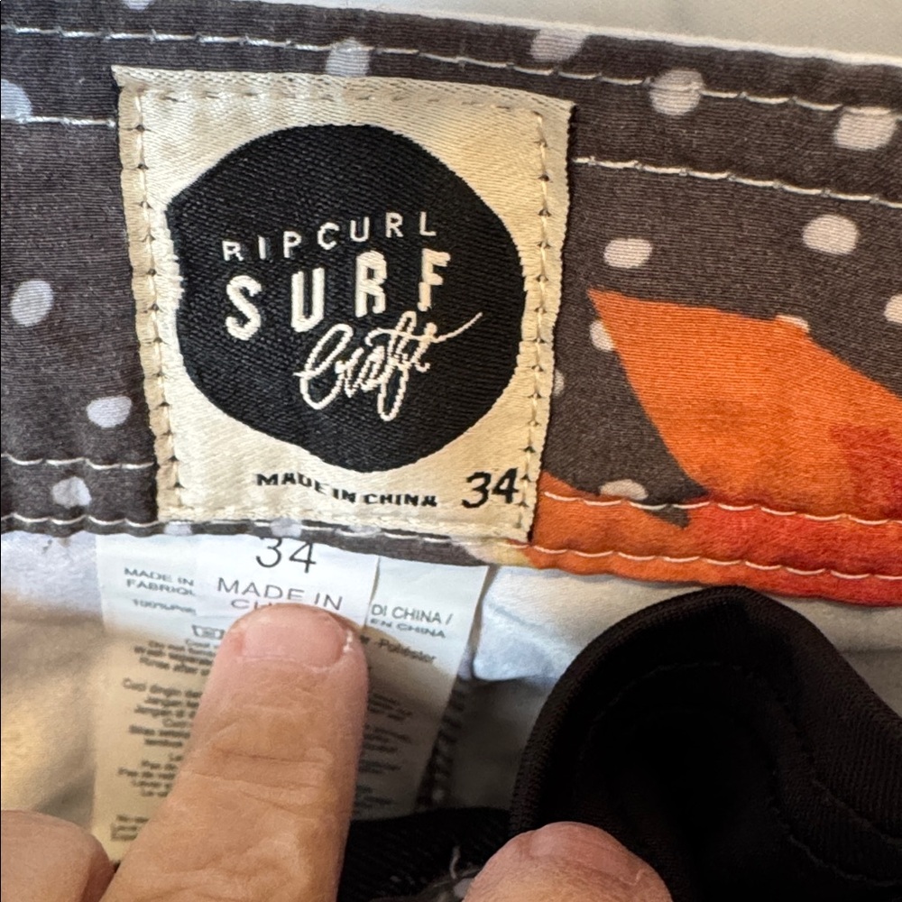Rip Curl Surf Craft Men’s 34 Board Shorts Swim Trunks Multicolored - Picture 9 of 12